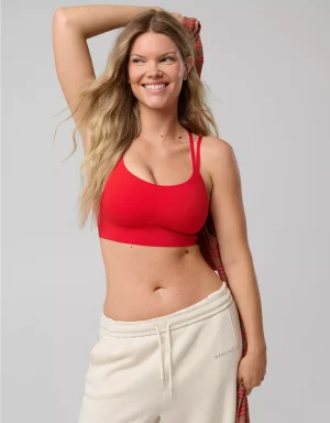 OFFLINE By Aerie Real Me Hold Up! Strappy Sports Bra