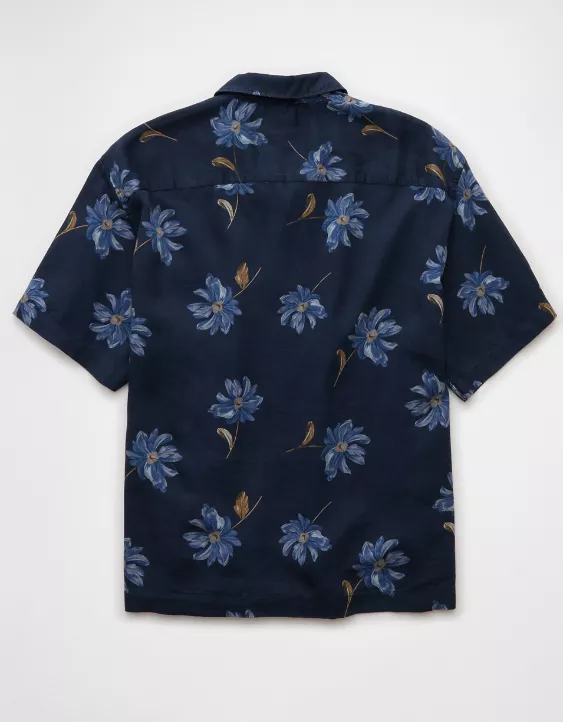 AE Poolside Floral Button-Up Shirt - Image 4