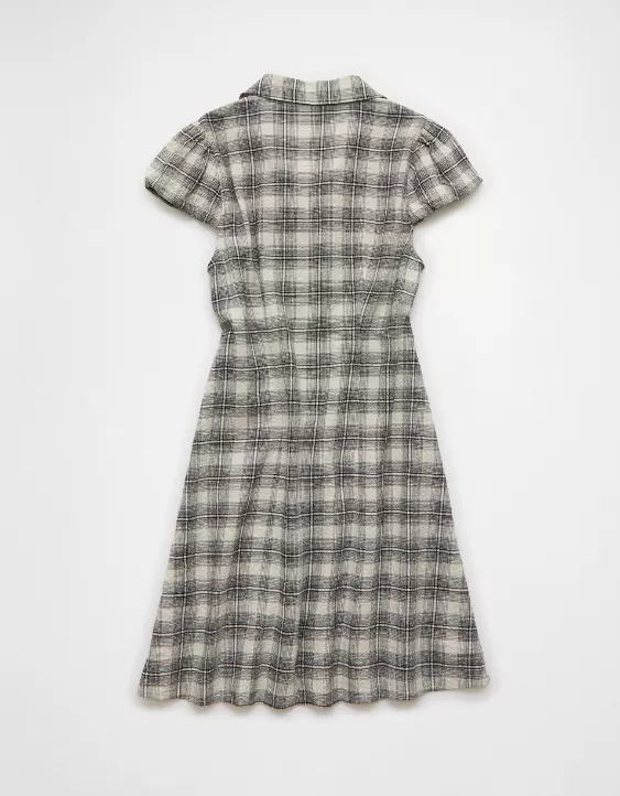 AE Button-Up Mini Shirt Dress - Image 4