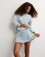 AE High-Waisted Fleece Mini Skort