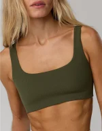 OFFLINE By Aerie Real Me XTRA Ribbed Classic Sports Bra