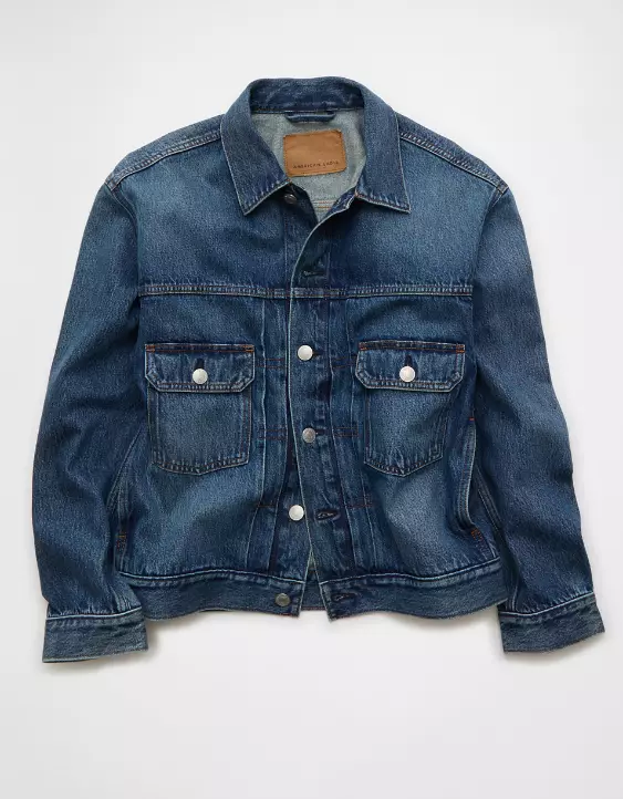 AE Denim Trucker Jacket - Image 4