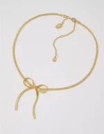 Aerie Stardust Bow Necklace
