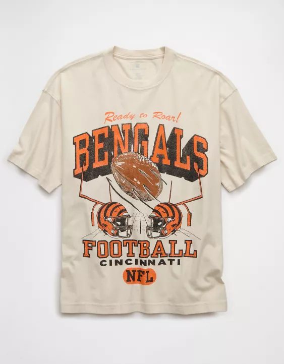 NFL Boxy Cincinnati Bengals Graphic T-Shirt - Image 3